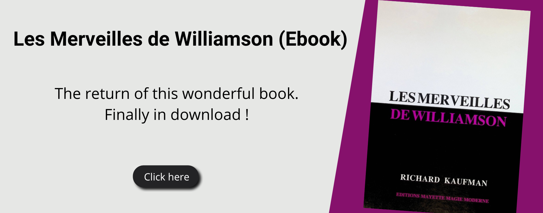 Les Merveilles de Williamson (Ebook)